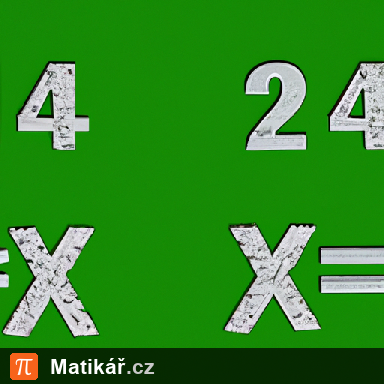 Matematická úloha – Dvě neznámá čísla