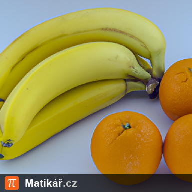 Matematická úloha – Banány a pomeranče