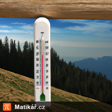 Matematická úloha – Teplota v lyžařském středisku