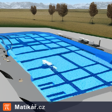 Matematická úloha – Voda v bazénu