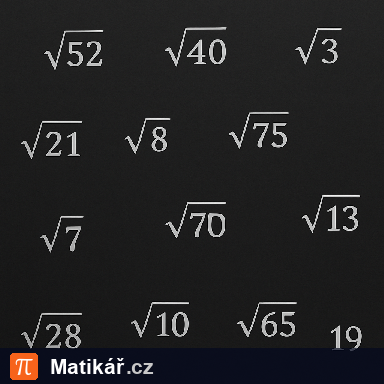Matematická úloha – Určete číslo