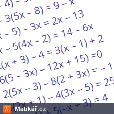 Matematická úloha – Lineární rovnice