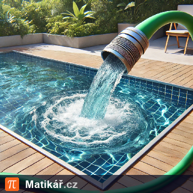 Matematická úloha – Naplnění bazénu