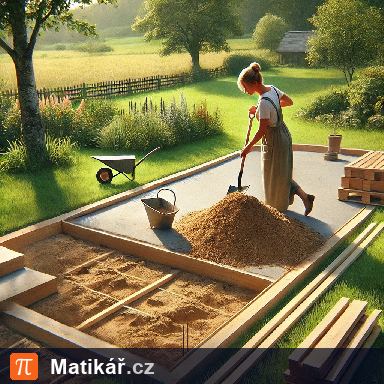 Matematická úloha – Písek na terasu