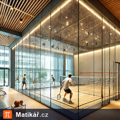 Matematická úloha – Squash a bedminton