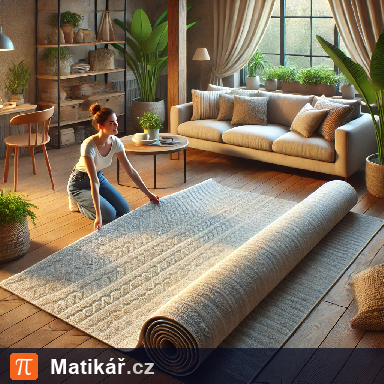 Matematická úloha – Lenčin koberec