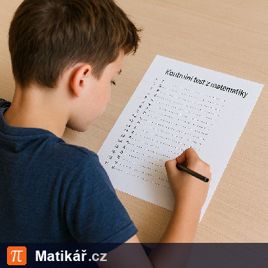 Matematická úloha – Test z matematiky