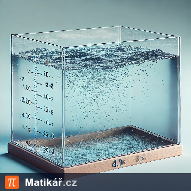 Matematická úloha – Přilití vody do bazénu