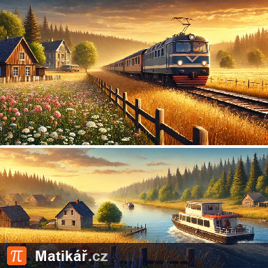 Matematická úloha – Tomášův výlet
