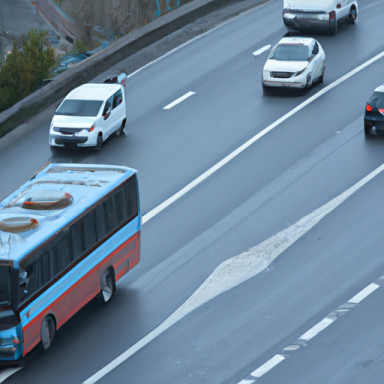 Matematická úloha – Auto dohání autobus