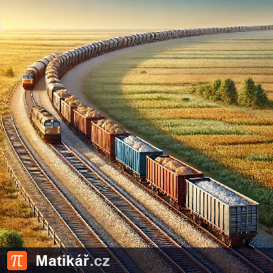 Matematická úloha – Náklad na vagónech