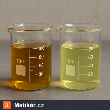 Matematická úloha – Smíchání roztoků