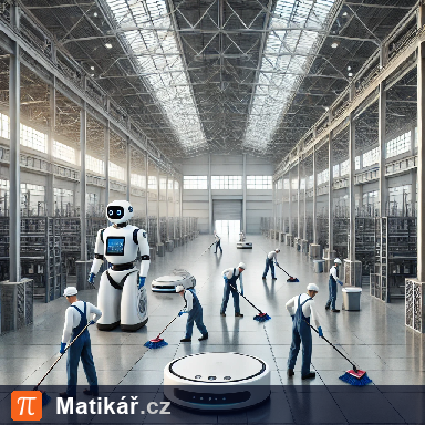 Matematická úloha – Uklízeči a uklízecí roboti