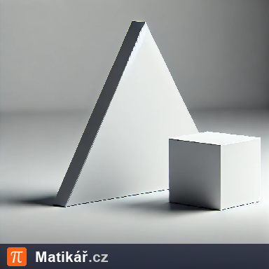 Matematická úloha – Trojúhelník a čtverec