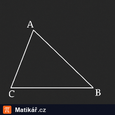 Matematická úloha – Vnitřní úhly v trojúhelníku